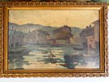 a picture of a painting hanging on the wall