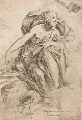Paolo Farinati (1524-1606) Saint Jean l’Évangéliste.