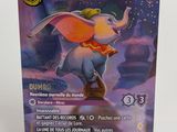 disney trading card - dumba the elephant from the movie dumba