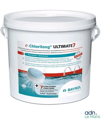a bucket of water based chloring ultimate 7