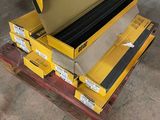 a close up of a machine that is sitting on top of a pallet