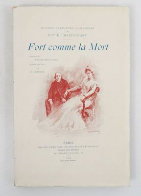 the front cover of the first edition of fort comme la mort