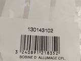 a close up of a barcode on a bag of food