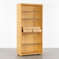 Grande armoire aux angles arrondis avec étagères en verre, e… (photo 4)