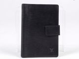 Housse pour agenda Louis Vuitton, couleur noire