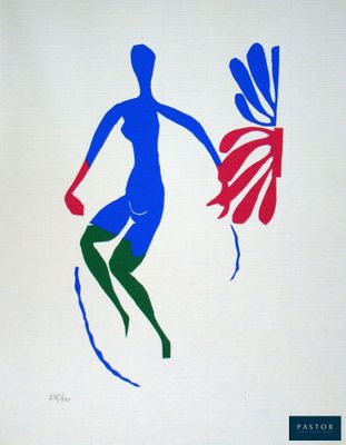 an image of a painting of a woman with a flower in her hand