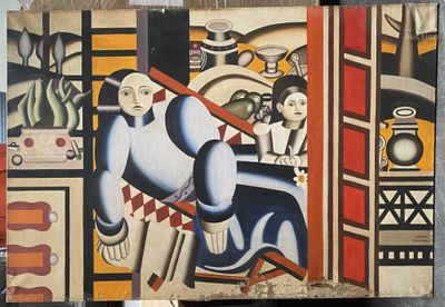 un tableau représentant une femme assise sur une chaise devant une fenêtre