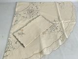 a piece of cloth that has been folded on top of it