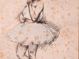 an image of a drawing of a woman in a tutu