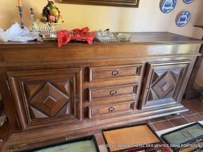 Buffet rustique style Louis XIII - Dim.