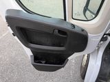 a close up of the door handle of a truck