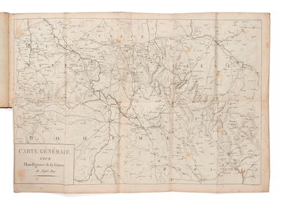 une vieille carte de la ville de Charlotte, en Virginie, sur laquelle figure un réseau routier