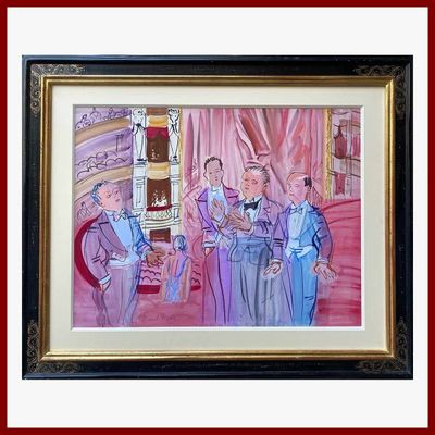 DUFY Raoul 1877-1953 : L'entracte, 1936.