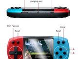 two different colors of the nintendo wii controller