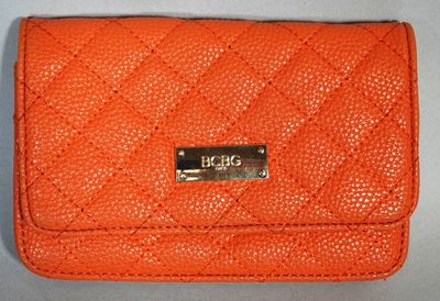 BCBG Pochette en cuir orange