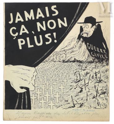 un dessin en noir et blanc représentant un homme coiffé d'un chapeau et muni d'une canne