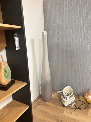 Important vase dégradé de gris en faïence de Charolles h 150… - Photo 1