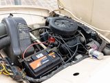 a small engine in the trunk of a car