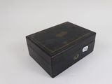 a small black box that has a tag on it