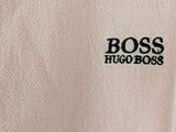 hugo boss t - shirt in pink with black logo