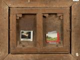 a picture of a picture of a landscape in a picture frame