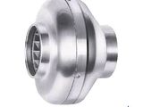 a close up of a metal ball bearing on a white background