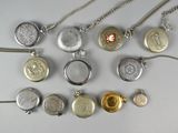 many different types of lockes on the table