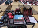 a table with many different tools on it