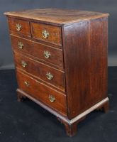 Commode anglaise en chêne, XIXe siècle et poignées en laiton… (photo 6)