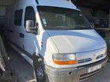 a white van that is parked in a garage