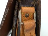 louis vuitton cross body bag in monogram canvas and leather