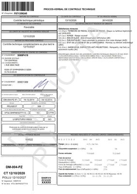 un document comportant un code-barres et sur lequel figure un code-barres
