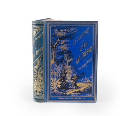 R.L.STEVENSON L'île au trésor édition Hetzel 1885