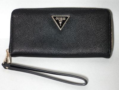 GUESS Pochette en cuir noir très bon état