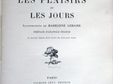 un vieux livre avec une image en noir et blanc représentant une rose