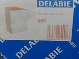 a picture of a blue box with a price tag on it