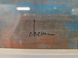 a picture of a painting with a name on it