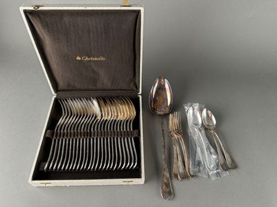 an image of a box of silverware sitting on top of a table