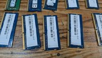 LOT DE 5 DISQUES DURS NVME 256GB - TVA RECUPERABLE (photo 2)