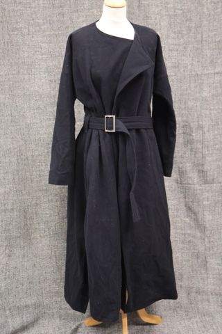 Yohji YAMAMOTO, circa 2000 – Manteau long en laine et cachemire n...