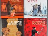 four books on the cover of the novels of the novels of the novels of the novels of the novels of