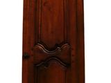 a tall wooden grandfather clock that is standing in front of a white background