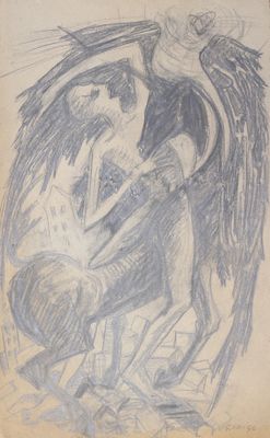 un vieux livre sur lequel est dessiné un ange