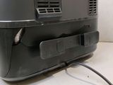 an image of a black and white photo of a projector