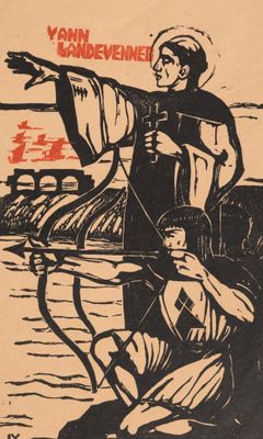 une image représentant un livre sur lequel figure l'illustration d'un homme dans un bateau