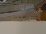 a picture of a painting on a wall of a house