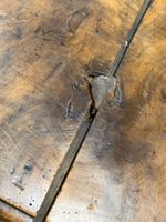 Table rustique à entretoise en H, ouvrant à deux tiroirs en … (photo 6)