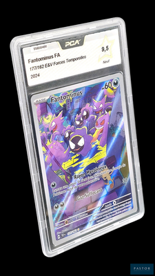 une image d'une carte Pokémon dans un étui en plastique