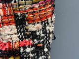 an image of a close up of a purse made of fabric