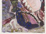 a drawing of a pair of shoes on a table